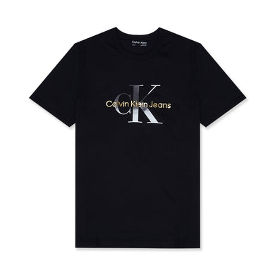 Calvin Klein Short Sleeve Gold Monogram Crewneck Tee