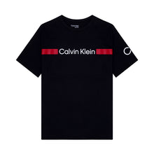 Load image into Gallery viewer, Calvin Klein Chest Stripe Graphic Tee