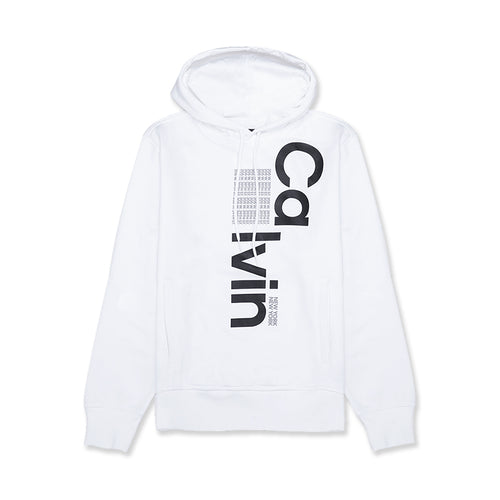 Calvin Klein Long Sleeve Broken Logo Pullover Hoodie