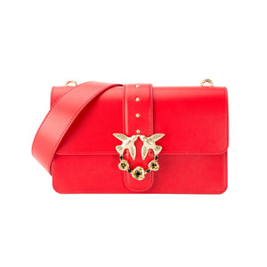 PINKO SS19 LOVE BAG IN LEATHER WITH JEWELRYS